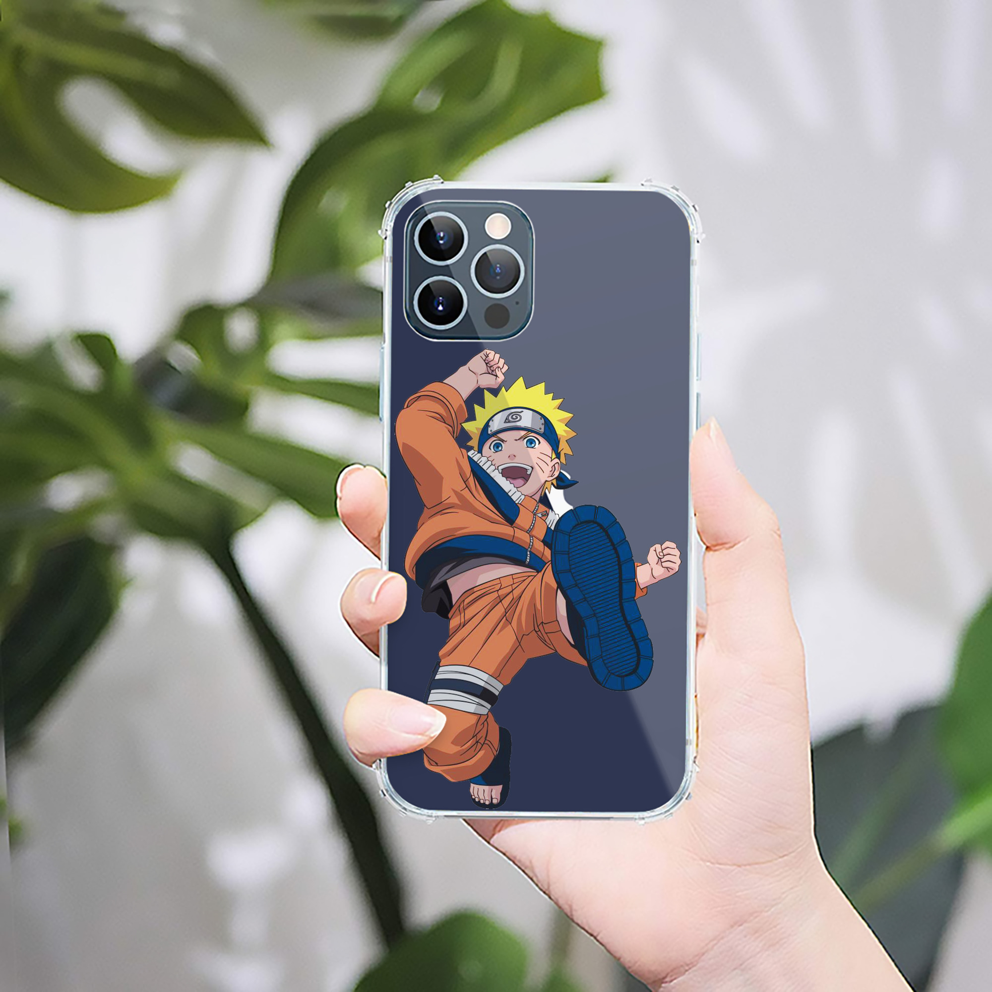 （画像用） NARUTO -ナルト- うずまき ナルト Uzumaki Naruto 【iPhone 12シリーズ対応】透明スマホケース（クリアソフトケース）